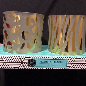 Modern Expressions Tealight Holder in Animal Print